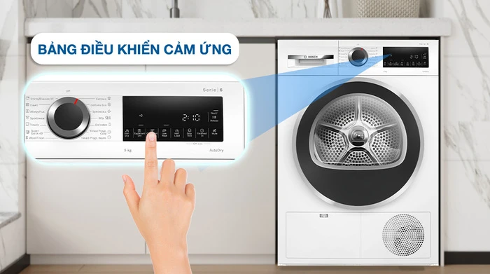 Máy Sấy Ngưng Tụ Bosch WPG24100MY Seri 6, 9 Kg